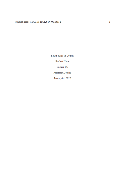 ENGL 147N Week 1 Assignment; Pro-Position Proposal