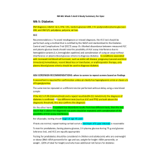 NR 601 Week 5 and Week 6 Study Summary for Quiz
