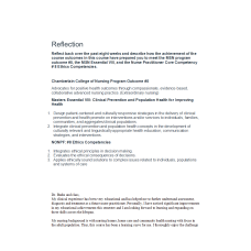 NR 601 Week 7 Reflection (Fall Session)