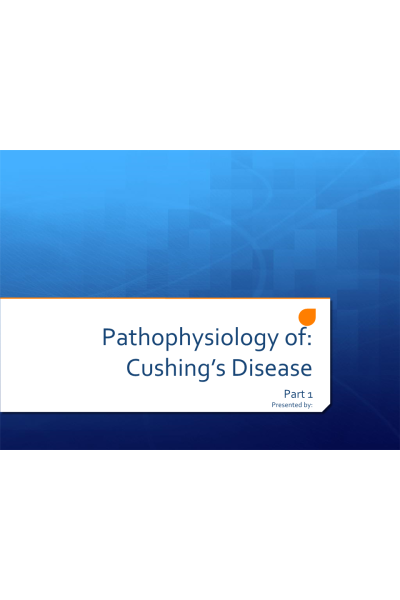 NR 507 Week 2 Disease Process Assignment Part 1; Pathophysiology of Cushings Disease