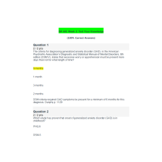 NR 601 Week 3 Test Your Knowledge_Primary Care of the Maturing and Aged Family Practicum: October 2020