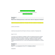 NR 601 Week 5 Test Your Knowledge_Primary Care of the Maturing and Aged Family Practicum