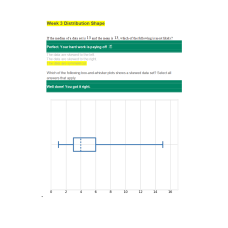 MATH 225N Week 3 Assignment; Distribution Shape