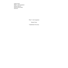 MATH 225N Week 7 Lab Assignment 