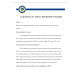 NR 501 Week 4 Assignment; Importance of Theory Worksheet Template