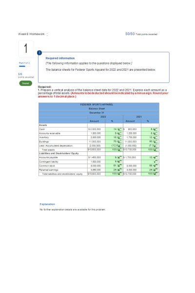 ACCT 212 Week 8 Homework