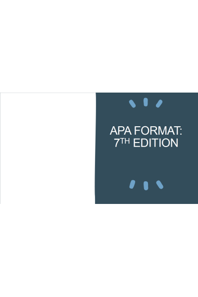 An Introduction to 7th Edition APA Style: Current