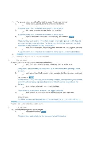 NR 302 Week 6 Exam 2