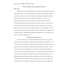 NR 509 Week 5 Alternative Writing Assignment for Week 4