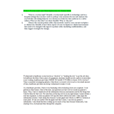 NR 360 Week 4 Discussion; Workarounds and Their Implications for Patient Safety