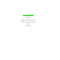 NR 509 Week 1 Discussion; Social Determinants of Health; Social and Community Context - Education Access and Quality (Responses Included)