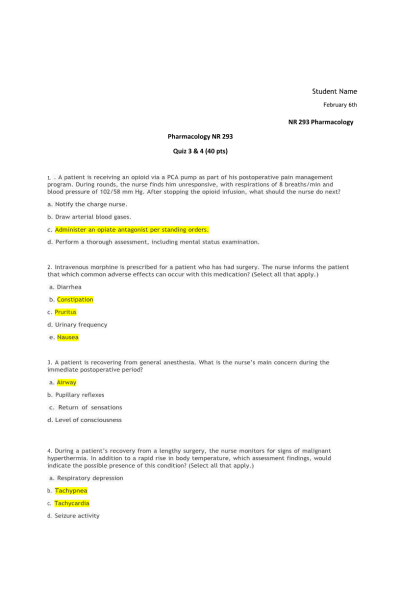 NR 293 Week 5 Quiz 3