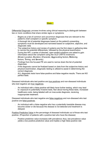 NR 576 Week 4 Midterm Study Guide