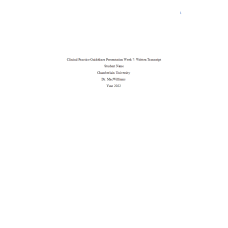 NR 576 Week 7 Clinical Practice Guidelines Presentation Written Transcript; Coronary Artery Disease (CAD)