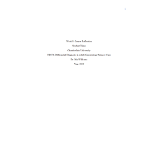 NR 576 Week 8 Course Reflection