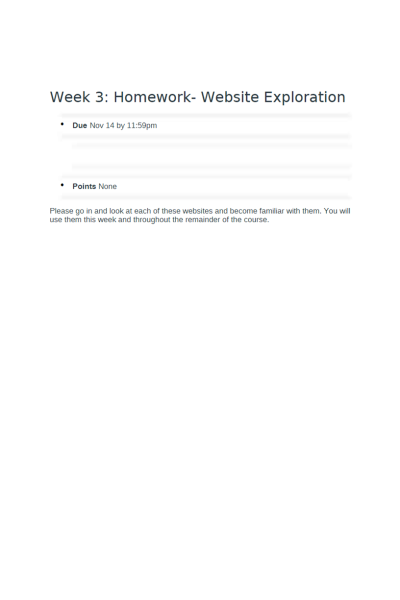 NR 602 Week 3 Assignment; Homework- Website Exploration
