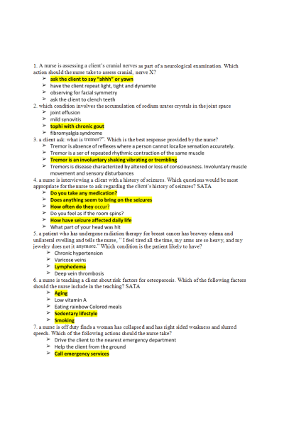NR 304 Exam 2