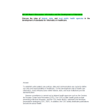 NR 360 Week 6 Discussion; Informatics and the Development of Standards