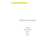 NR 601 Week 5 Assignment; Case Study Outline
