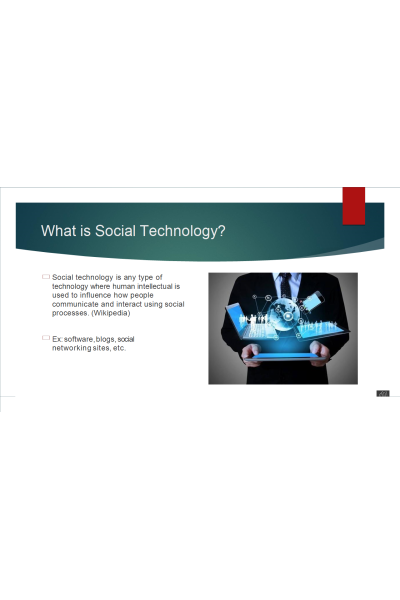 What is Social Technology