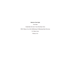 NR 602 Week 8 Reflection