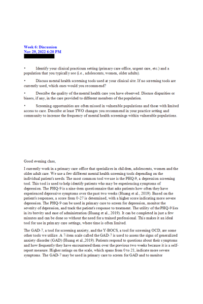 NR 601 Week 6 Collaboration Cafe (Responses, Instructor Comments)