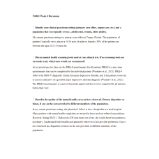 NR 601 Week 6 Discussion