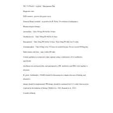 NR 576 Week 6 Assignment; h.pylori