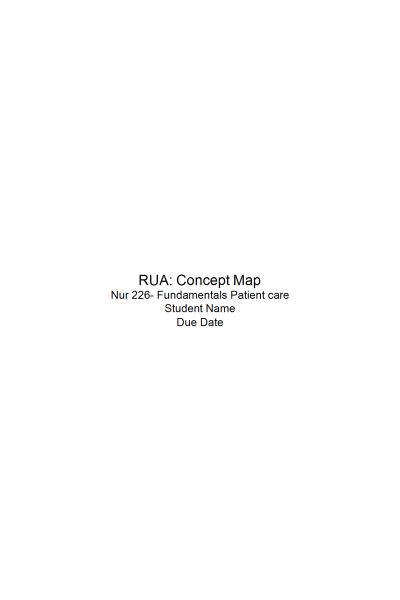 NR 226 RUA; Concept Map PowerPoint - COPD