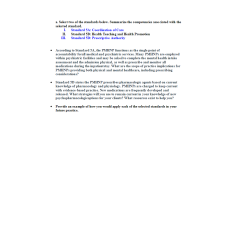 NR 548 Week 2 Discussion; Standard 5A Coordination of Care, Standard 5D Prescriptive Authority