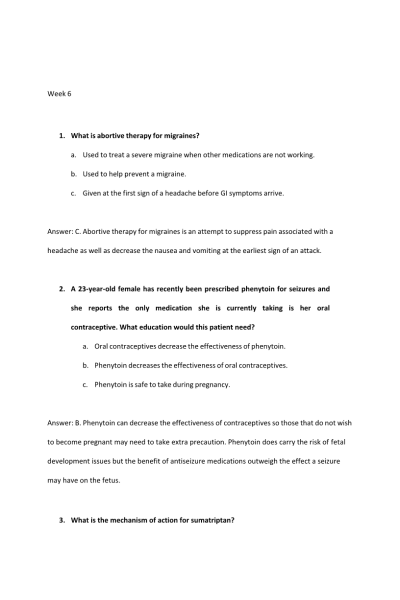 NR 566 Week 6 Quiz Writer