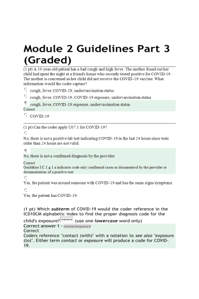 HIT 205 Module 2 Guidelines Part 3 (Graded)