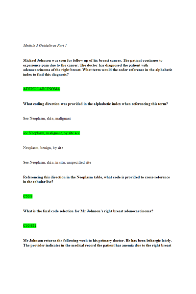 HIT 205 Module 3 Guidelines Part 1