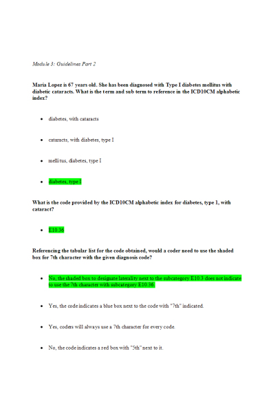 HIT 205 Module 3 Guidelines Part 2