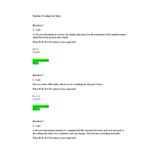 HIT 205 Module 6 Coding Lab Quiz