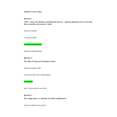 HIT 205 Module 6 Lecture Quiz
