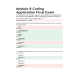 HIT 205 Module 8 Coding Application Final Exam