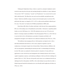 NR 715 Week 3 Discussion; Quantitative Article Critique - Heart failure (HF)