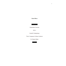 NR 715 Week 5 Assignment; Evidence Synthesis - Mental Illness