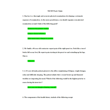 NR 509 Week 3 Quiz