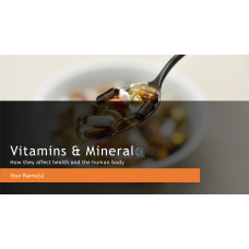 Group Project Presentation - Vitamins & Minerlas