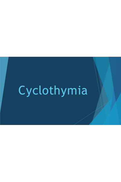 Cyclothymia PowerPoint Presentation