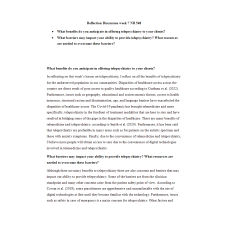 NR 548 Week 7 Reflection on Learning