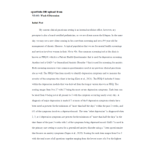 NR 601 Week 8 Assignment; ePortfolio