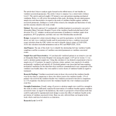 NR 715 Week 3 Discussion; Quantitative Article Critique