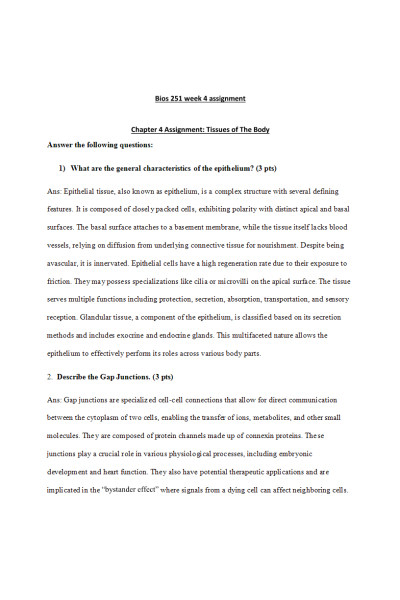 BIOS 251 Week 4 Assignment