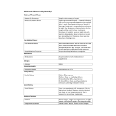 NR 602 Week 3 iHuman Virtual Patient Encounter - Paisley Ward