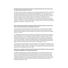 NR 606 Week 2 Discussion: Maternal Mental Health Disorders (MMHDs)