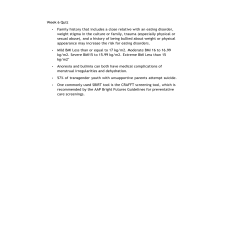 NR 606 Week 6 Quiz Summary