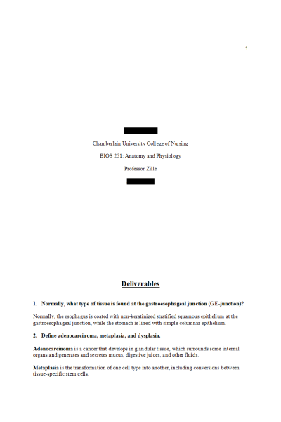 BIOS 251 Week 4 Assignment; Case Study - Tissue